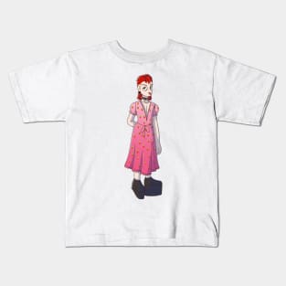 Punker in strawberry dress Kids T-Shirt